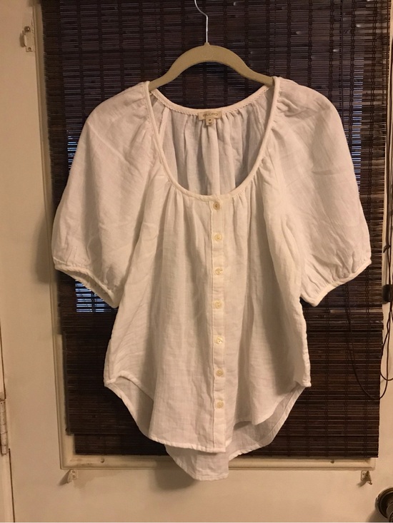 Pilcro Tops - Pilcrc Ballon Sleeve Button down top